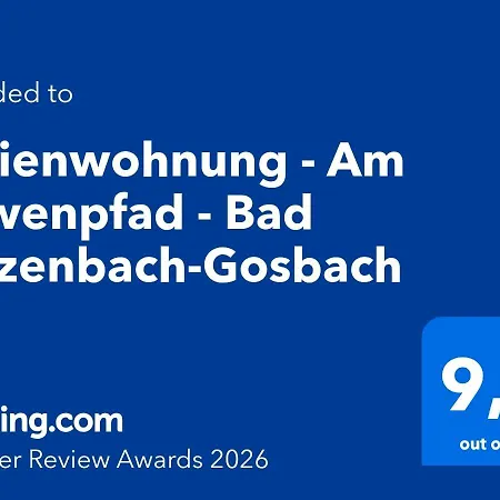 - Am Loewenpfad - Bad Ditzenbach-gosbach Apartmán Gosbach (Goppingen)